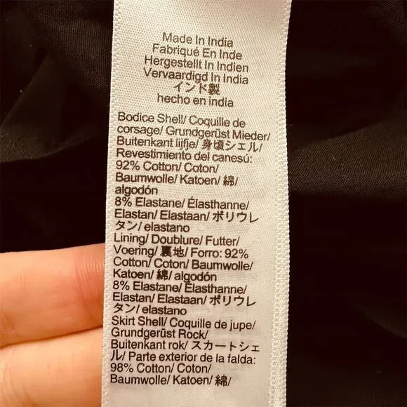 NWT J. Crew Women's XS Black Drop-Waist Mixy Dress Knee Length Sleeveless‎ - Picture 9 of 10